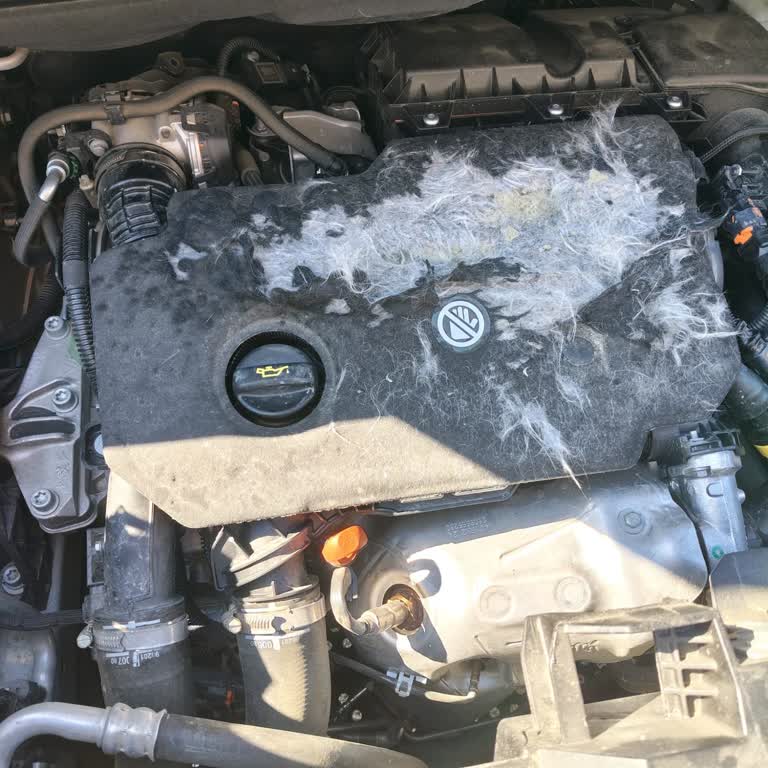 Yetkili Servis Bakım Sonrası Motor Kapağında Deforme Ve Yağ İzleri