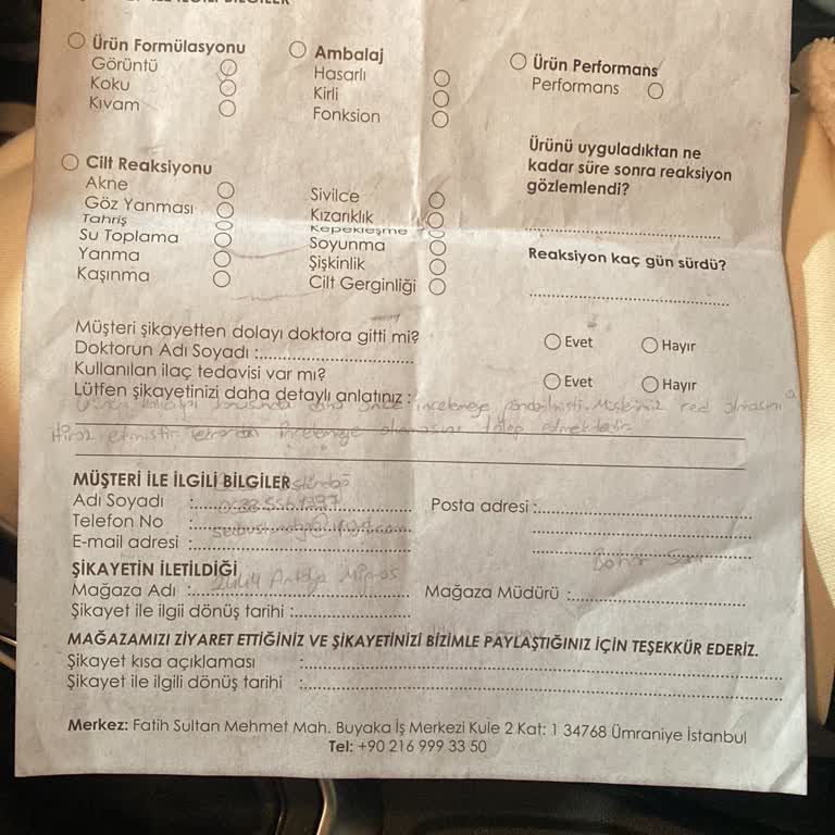 Kalıcı Olmayan Hermes Parfümü Nedeniyle İade Talebim Reddedildi