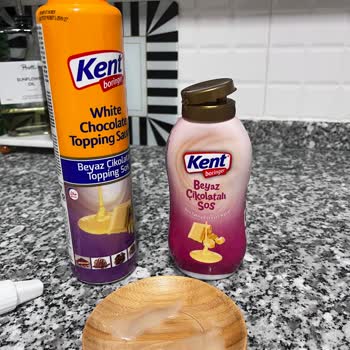Kent Boringer Beyaz Çikolata Sosunda Kıvam Ve Renk Sorunu