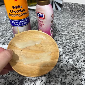 Kent Boringer Beyaz Çikolata Sosunda Kıvam Ve Renk Sorunu