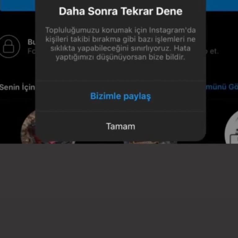 İstek Gönderemiyorum: Instagram’da Haksız Kısıtlama