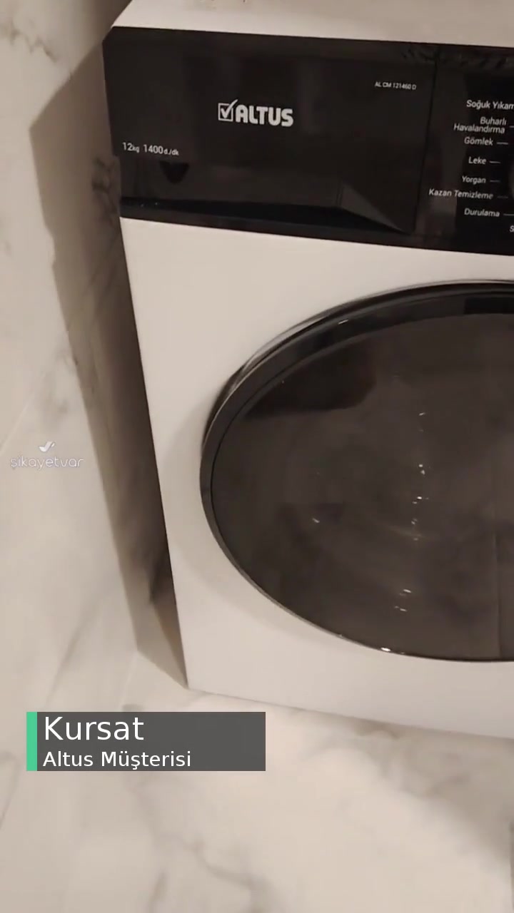Altus 12 Kg Çamaşır Makinesi Sıkma Yapmıyor! videonun kapak resmi