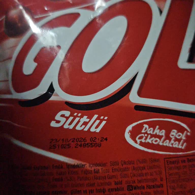 Sagra Gol Sütlü Çikolata’da Çürük Fındık Sorunu