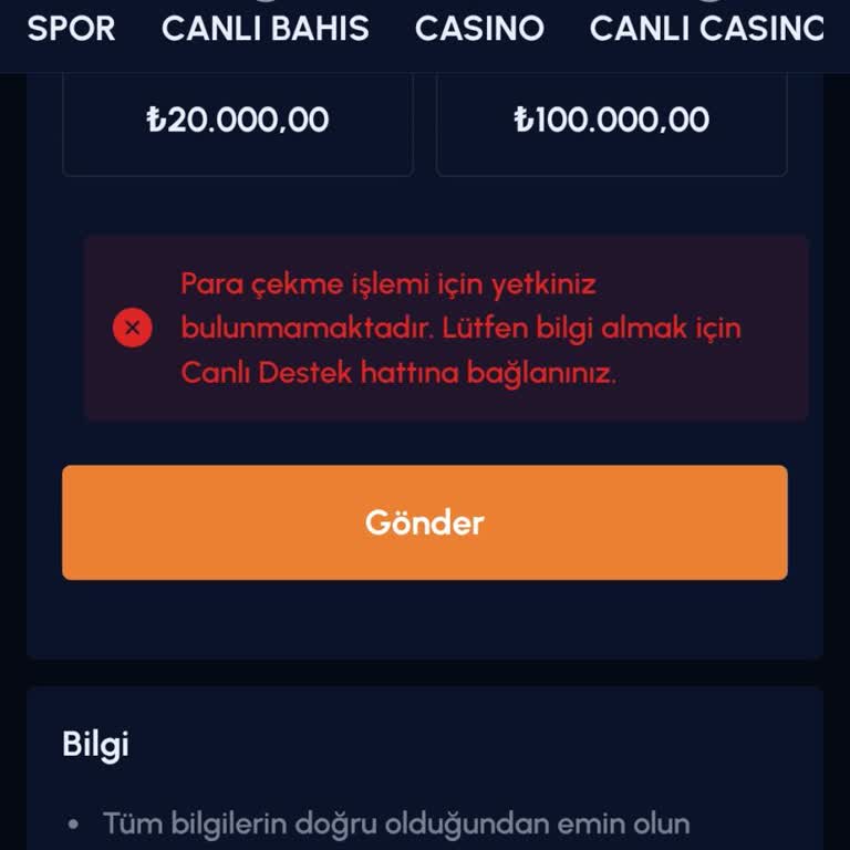 Avvabet Çekim Talebimin Reddedilmesi Ve Hesabımın Kilitlenmesi