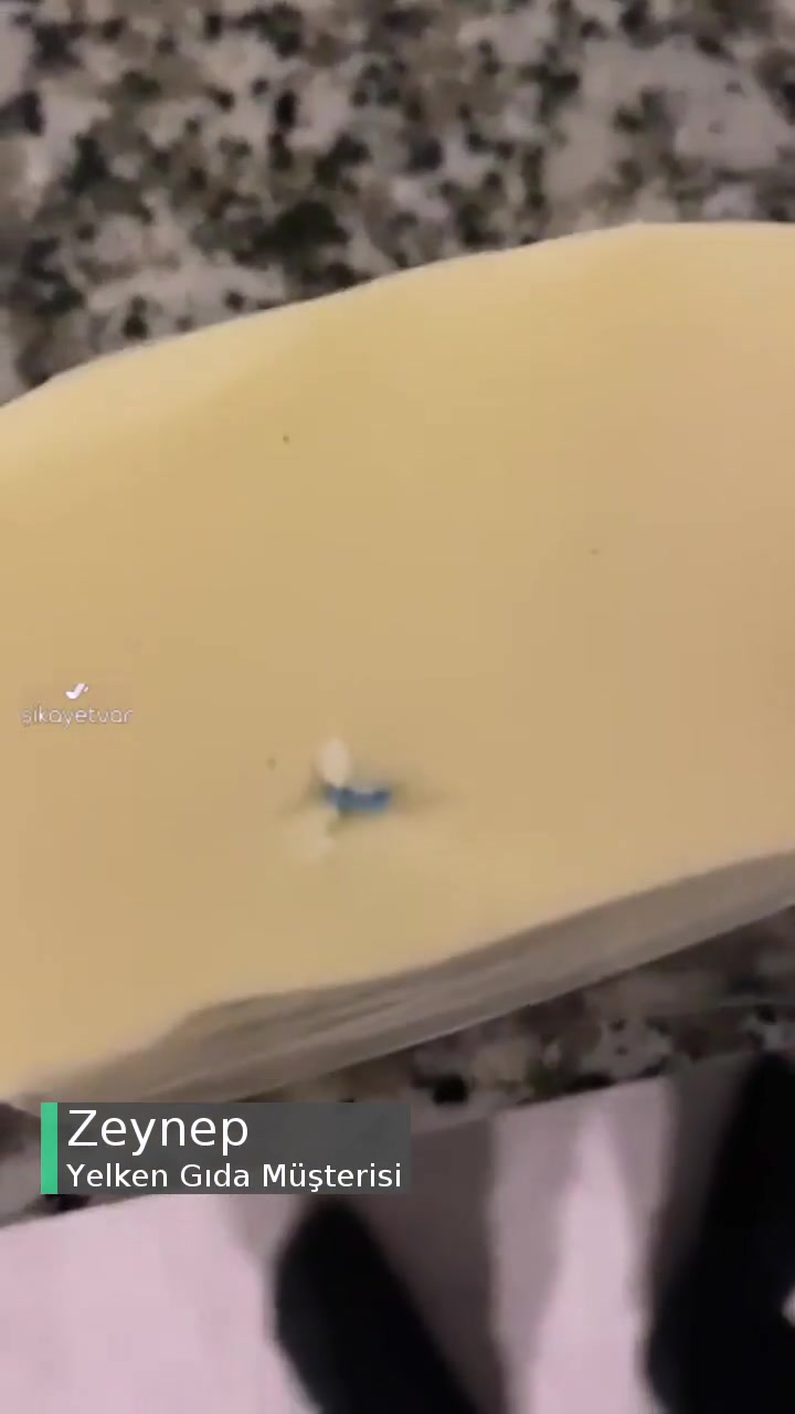 Yelken Taze Kaşar Peynirinde Plastik Parça Çıktı! videonun kapak resmi