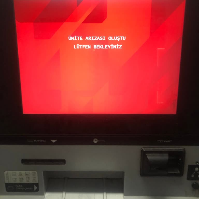 ATM Arızası Nedeniyle 1850 TL Para Yatırma Başarısız İade Talebi