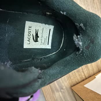 Lacoste Spor Ayakkabısının İç Topuk Parçalanması Ve Kullanıcı Hatası İddiasına İtiraz