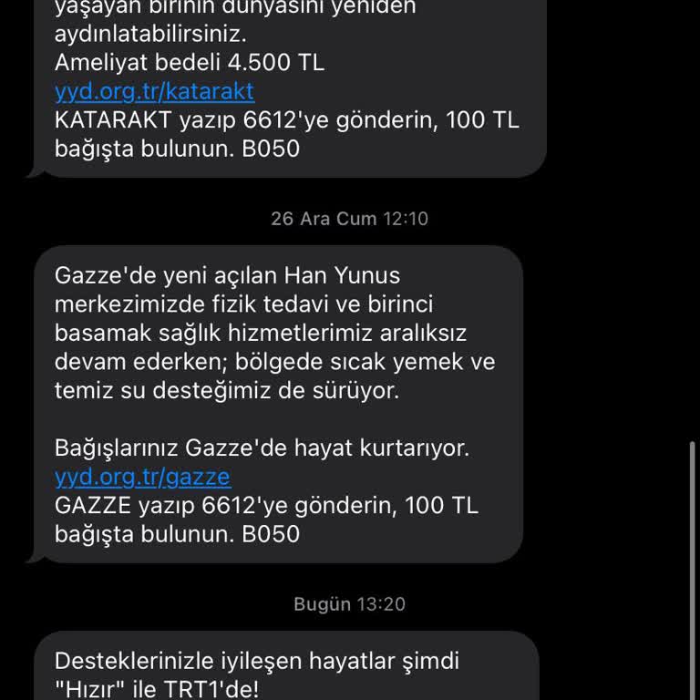İzinsiz Bağış SMS’leri Ve Çıkış Seçeneği Sunulmuyor