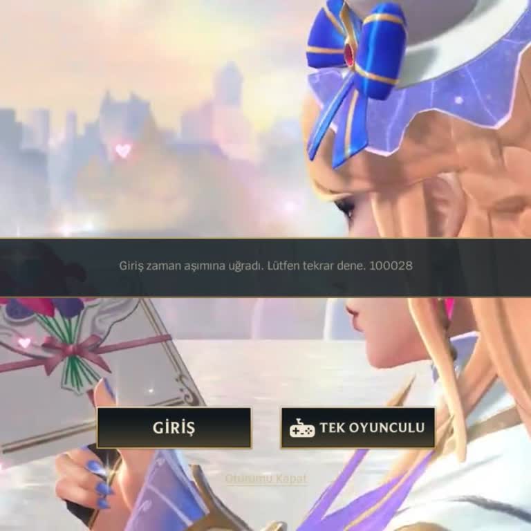 Redmi Note 12 Pro’da League Of Legends: Wild Rift Giriş Hatası (100028)