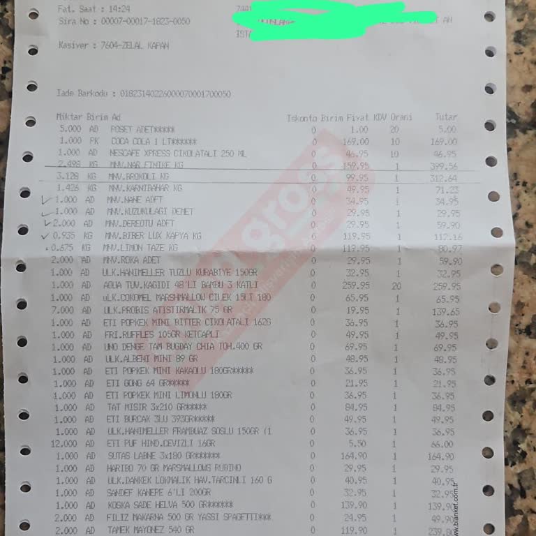 Barkod Fiyatı 57,77 TL Olmasına Rağmen 312,64 TL Çekilmesi Ve İade Sürecindeki Mağduriyet