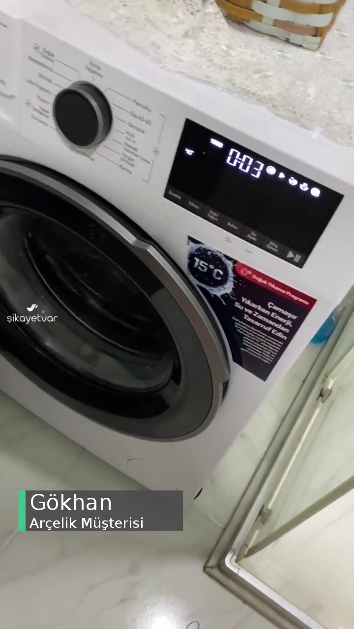 6 Aylık Arçelik 9100 Dmx Makinenin Sarsıntılı Ve Sesli Çalışması videonun kapak resmi