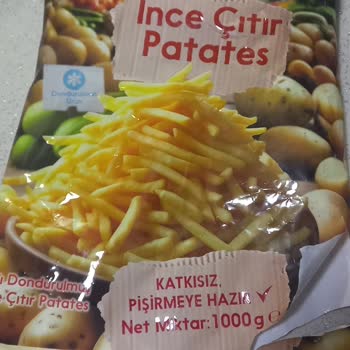 Mutfağım Dondurulmuş Patatesi Kızartmada Kötü Koku Ve Tat, Ürün Değişimi İstiyorum