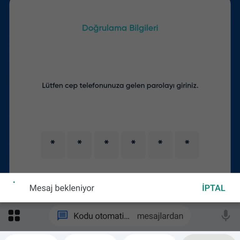 SMS Bildirimi Gelmediği İçin Fuzulev Uygulamasına Giriş Yapamıyorum