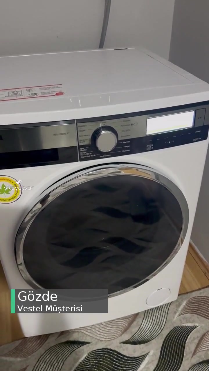 Vestel Çamaşır Makinesi Sıkmıyor, Sesli Çalışıyor videonun kapak resmi