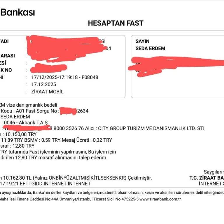 Vize Ödemesi Sonrası Randevu Alınamaması Ve İade Şikayeti