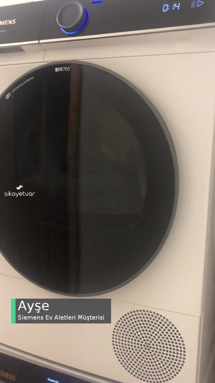 Siemens WW45B2A0TR Çamaşır Kurutma Makinesinden Cızırtı Sesi videonun kapak resmi