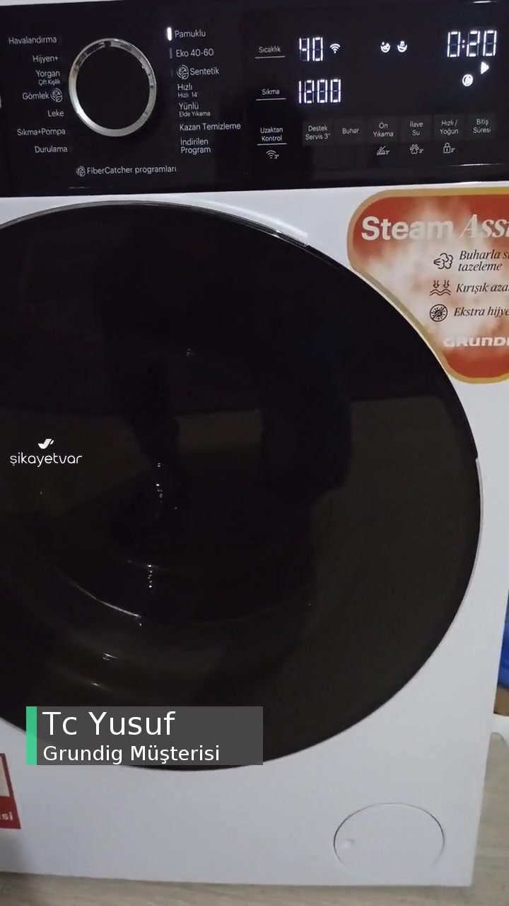 Grundig Çamaşır Makinesinin Değişimi Ya Da Güncel Fiyattan Ücret İadesi! videonun kapak resmi