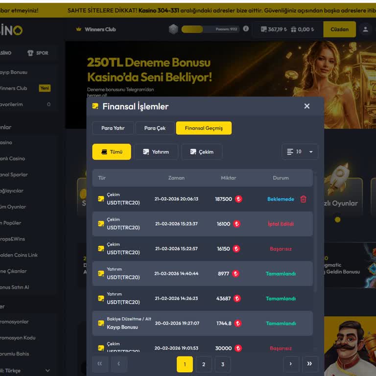 Kasino'dan 187 Bin TL Çekme İsteği Ödenmiyor, 7 Gün Bekleme Sözü