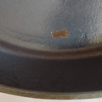 Lava Döküm Tava Kaplaması Kısa Kullanımda Dökülerek Pas Göründü