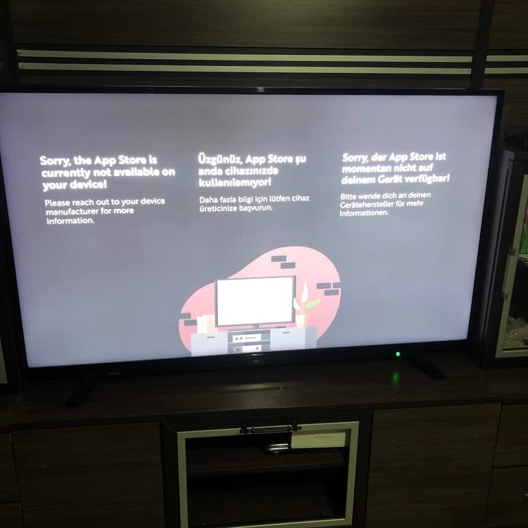 Toshiba Televizyonda App Store Açılmıyor Ve Destek Bulamıyor