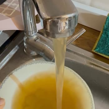 Kağıthane Çeliktepe Mahallesinde Şebeke Suyu Sarı Ve Halk Sağlığı Endişesi