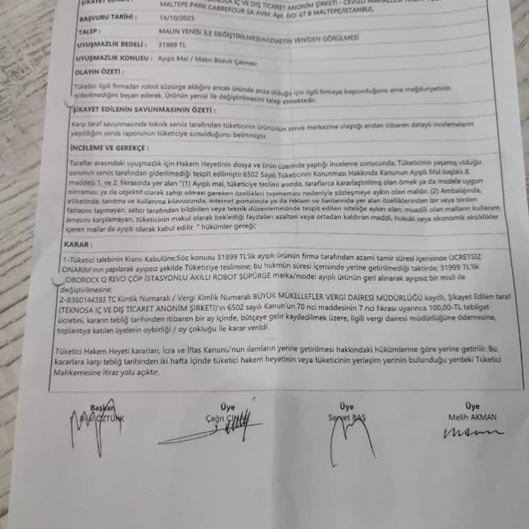 Robot Süpürge Arızası Ve Teknosa Servisindeki Uzun Bekleme