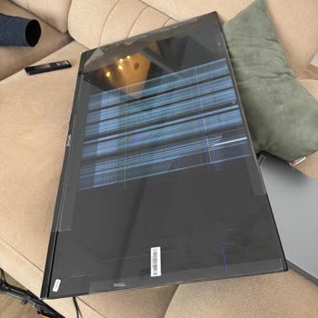 Kırık Ekranlı Televizyon İçin Ücretsiz Değişim Talebi