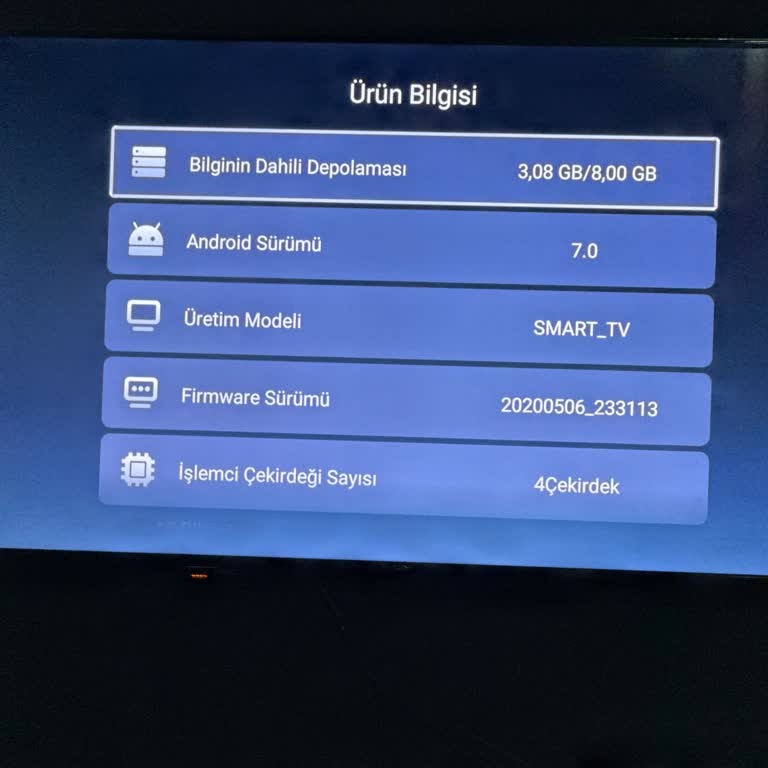 Awox Smart TV'de Android Sürüm Güncellemesi Talebi