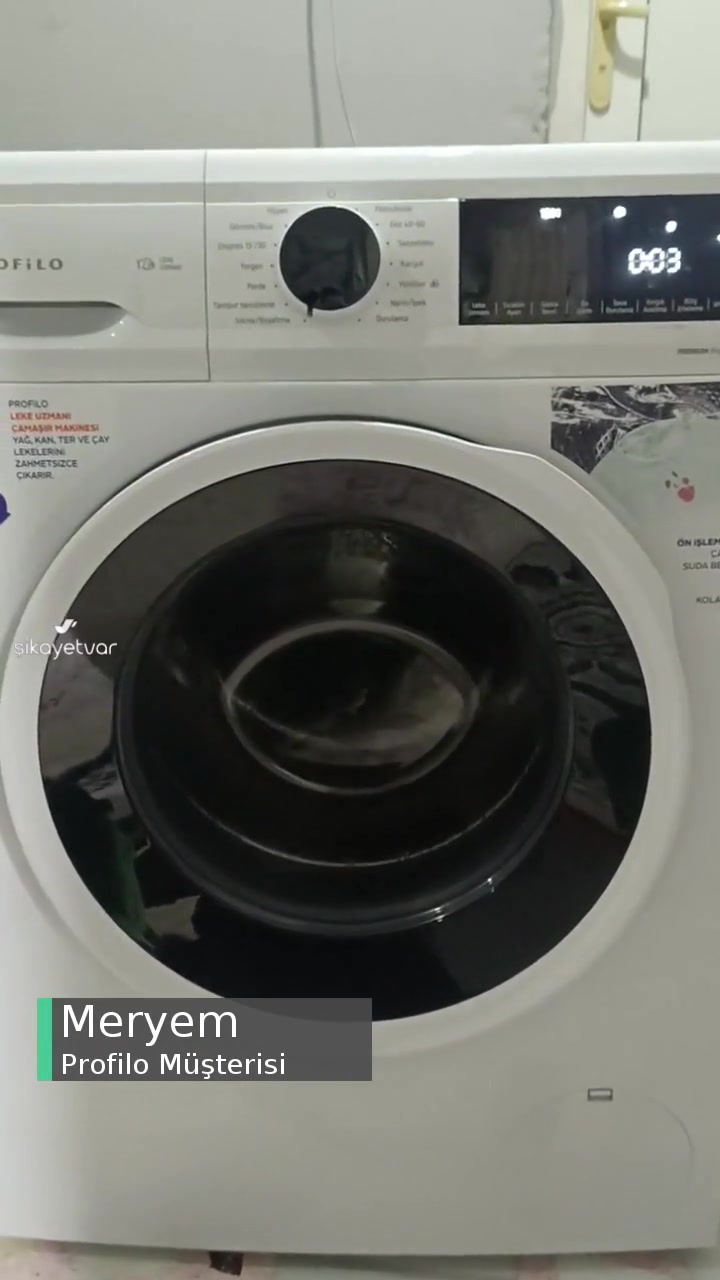 Profilo 9 Kg Çamaşır Makinem Sıkmada Aşırı Ses Yapıyor! videonun kapak resmi
