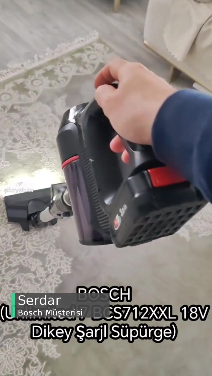 Bosch Unlimited 7 Dikey Şarjlı Süpürge Kusurlu Üretim Ve Servis Sorunu! videonun kapak resmi