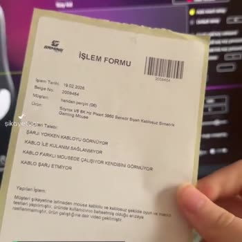 Gaming.gen.tr Scyrox V6 Değişim Talebi