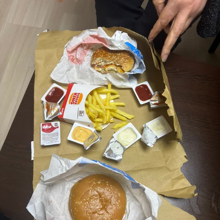Burger King Paket Siparişimde Patates Kızartması Eksik, İletişim Kurulamıyor