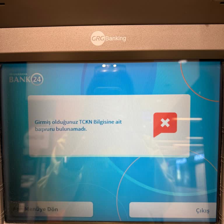 Başvuru Bedeli İadesi İçin Sistem Hatası Ve Kimlik Telefon Bilgileri Eşleşmiyor