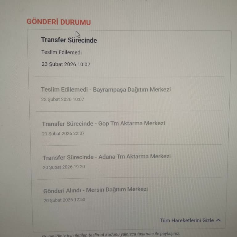 Kuryenin Keyfi Kargo İadesi Ve Yanıltıcı Adres Açıklaması