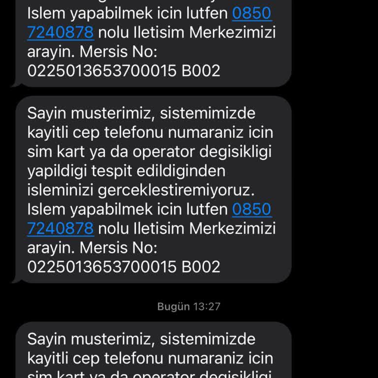 Sim Kart Değişikliği Sonrası Hesabım Bloke, 650 TL'ye Ulaşılamıyor