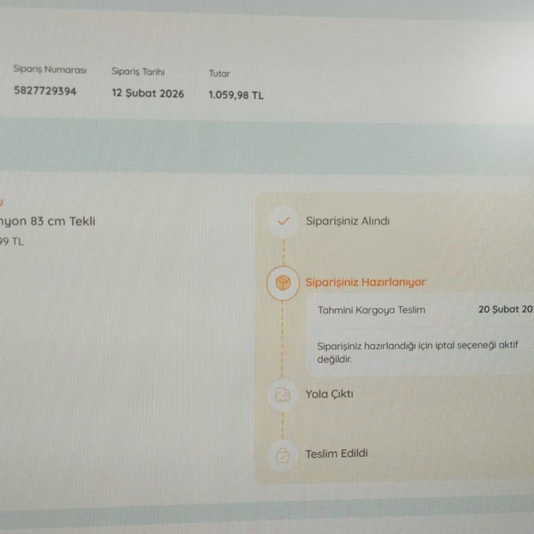 Siparişim 11 Gün Bekledi Ve Kargoya Verilmedi, Müşteri Hizmetleri Ulaşılamaz