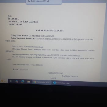 Borcumu Ödedim, İcra Dosyası Kapatılmadı