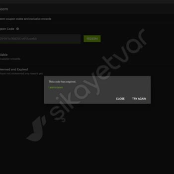 Kampanya Kodu Çalışmadı, Müşteri Hizmetleri Yanıt Vermedi