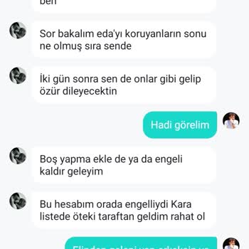 Tehdit İçeren Mesajlar Ve Kalıcı Ban Talebi