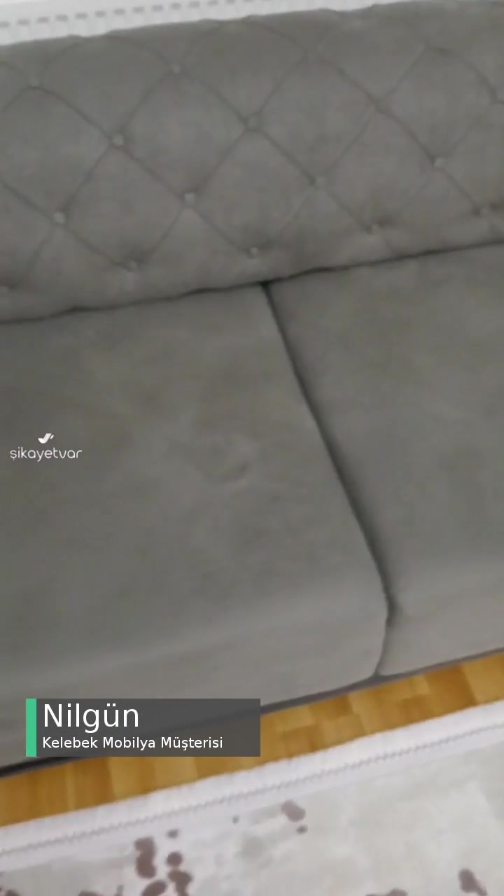 Kelebek Mobilya Vanensi Koltuk Takımı Kumaş Kalitesizliği! videonun kapak resmi