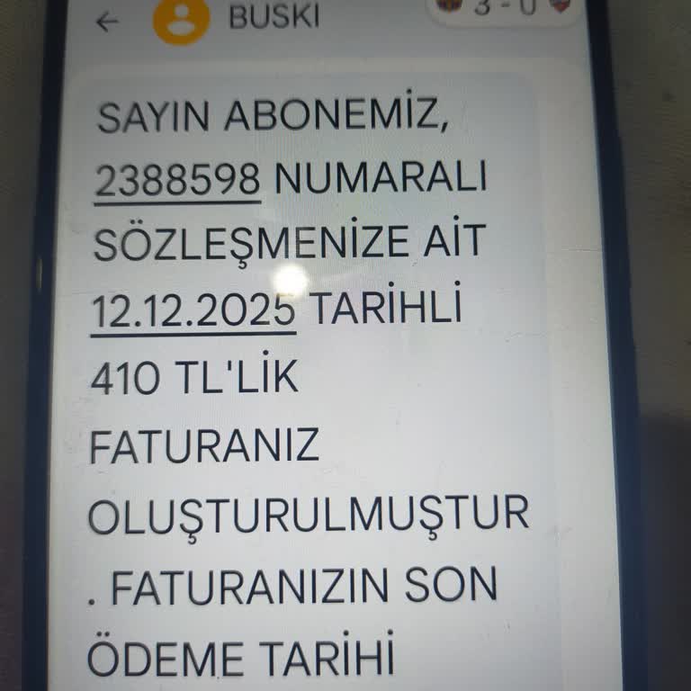 Ocak Ayı Su Faturasında 1495 TL’lik Şaşırtıcı Artışın Düzeltme Ve İnceleme Talebi