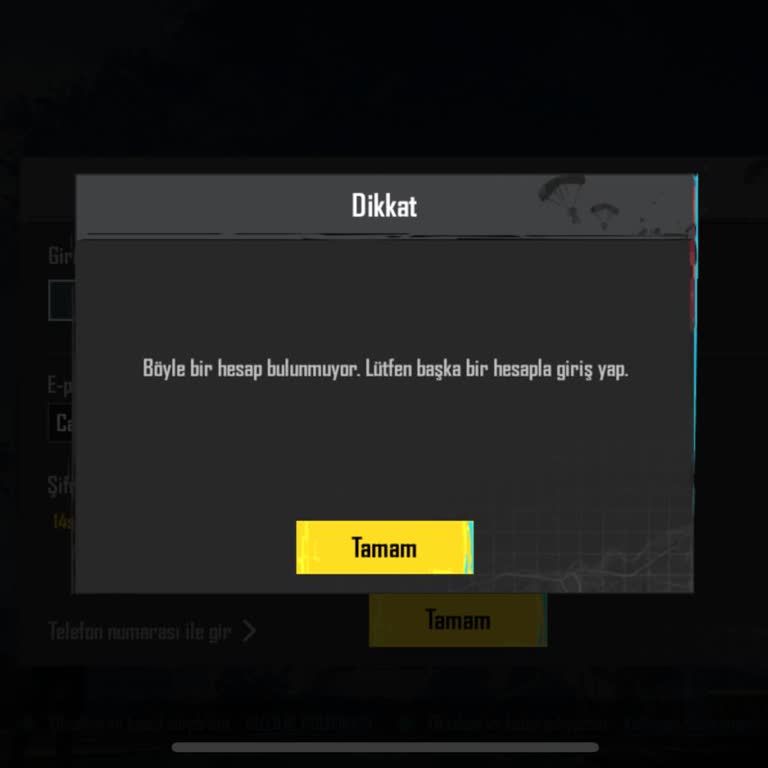 Pre Dünyam'dan Satın Aldığım PUBG Mobile Hesabına Giriş Yapamıyorum