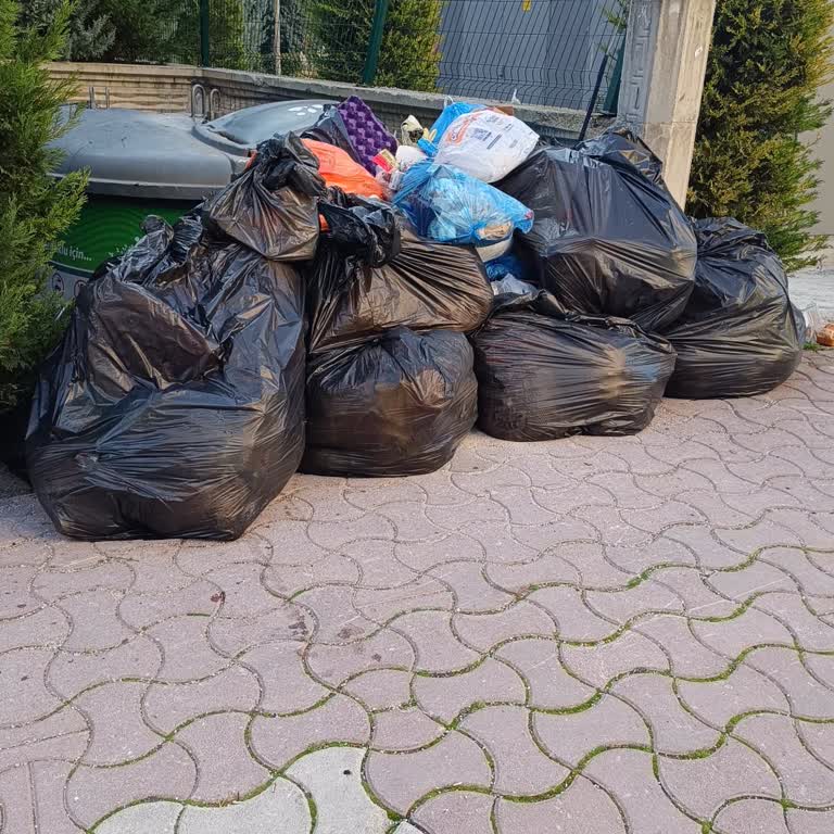 Konteyner Dışına Taşan Çöpler Toplanmıyor
