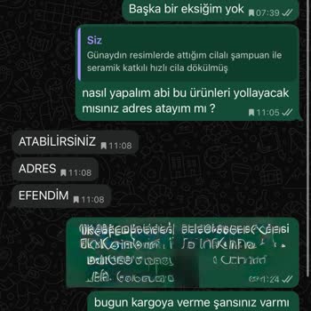 Kargodaki Ürünlerin Dökülmesi Ve Cevapsız Müşteri Desteği