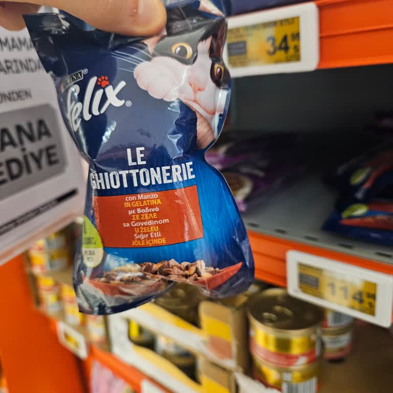 Migros Mağazasında Şişmiş Kedi Maması Paketi Ve İlgisiz Personel Gıda Güvenliği Riski