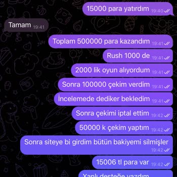 Thecasino Hesabımda 500.000 TL Kazancım Silindi Ve Çekim Talebim Reddedildi