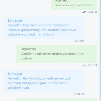 Hatalı Kesim Nedeniyle Telefon Uyum Sorunu Ve İade Reddi