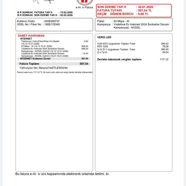 Taahhüt Bitiminde Bilgilendirme Eksikliği Ve Yüksek Fatura Şikayeti