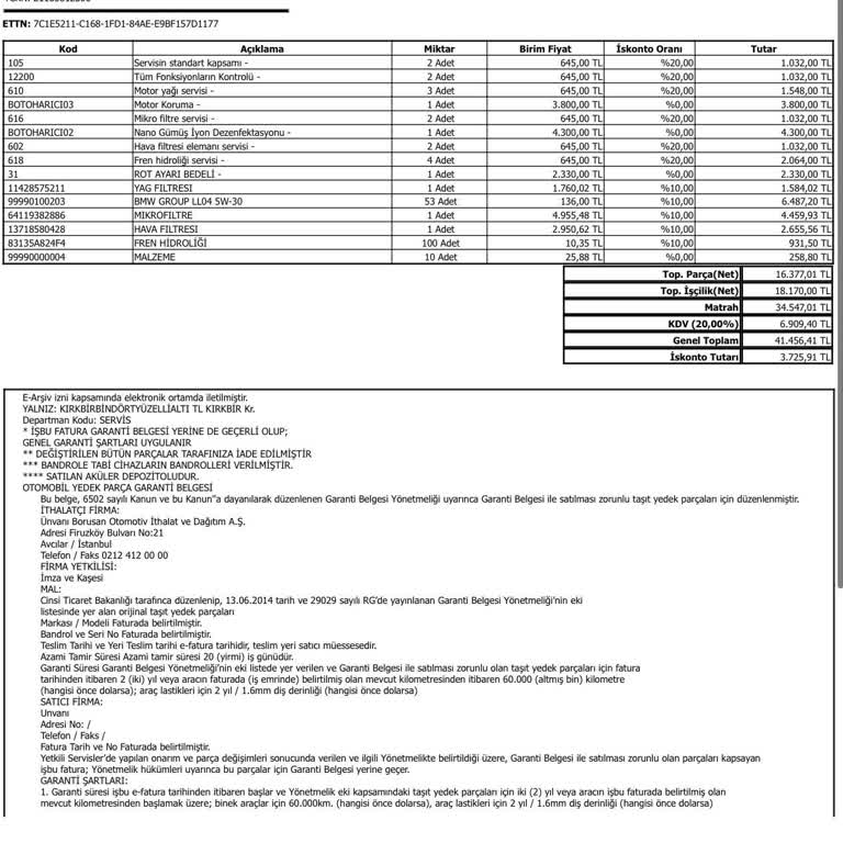 İmzalanan Kağıtla Borusan Oto’da Gizli Yıkama Ücretleri Eklendi