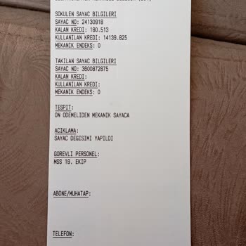 Başkent Doğalgaz Mamak’taki Sayaç Değişimi Sonrası Eksik Bakiye